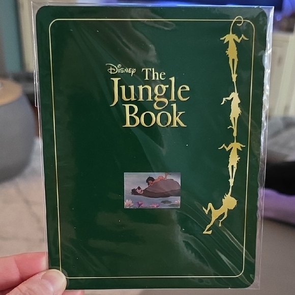 Disney Other - Disney Jungle Book Green Card with Gold Design
